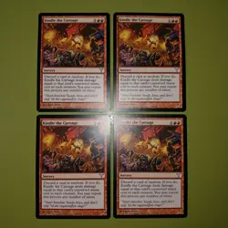 Kindle the Carnage x4 Dissension 4x Playset Magic the Gathering MTG - Image 1