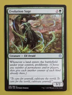 Evolution Sage x1 War of the Spark 1x Magic the Gathering MTG - Image 1