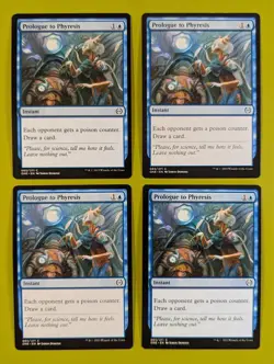 Prologue to Phyresis x4 Phyrexia: All Will Be One 4x Magic the Gathering MTG - Image 1