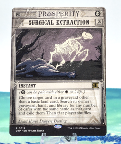 MTG Surgical Extraction 0019, Outlaws of Thunder Junction: Breaking News, Rare - Image 1