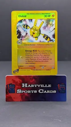 ELEKID 9/147 Reverse Holo Foil Rare 2002 Pokemon Aquapolis E-Reader - Image 1