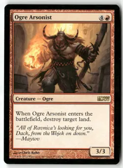 MTG Ogre Arsonist (IDW Comics 2013) Media Promos LP Magic The Gathering - Image 1