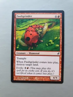 Faultgrinder , MTG Lorwyn (2007) Common Red Creature NM - Image 1