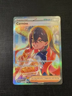 Pokemon Twilight Masquerade Carmine Special Illustration Rare 217/167 NM SIR - Image 1
