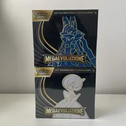 POKEMON Mega Evoluzione ITA ETB Set allenatore fuoriclasse Gardevoir + Lucario - Image 1