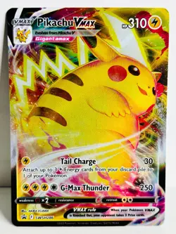 Pikachu VMAX SWSH286 Holo Promo Sword & Shield Promo Pokemon Card - Image 1