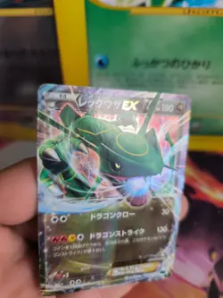 Pokemon Karte Card Holo Rayquaza Ex Mrayquaza Battle Deck Set XY japanese Exc+ - Image 3