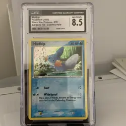 Pokemon TCG Mudkip 2003 Black Star Promo CGC 8.5 English - Image 1