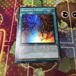 Yugioh Branded Fusion SDAZ-EN021 Super Rare 1st Ed LP - Image 1