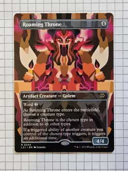 Roaming Throne (Borderless) The Lost Caverns of Ixalan Regular/Non-foil - Image 1