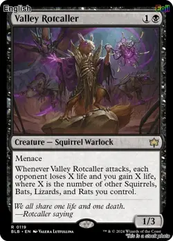Valley Rotcaller [BLB - 119] Foil Bloomburrow - Image 1