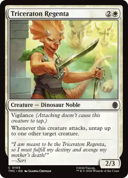 4 x Triceraton Regenta - Commander: Teenage Mutant Ninja Turtles - NM-Mint - MTG - Image 1