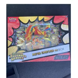 Pokemon TCG Mega Evolution Ascended Heroes Emboar ex Booster Box English - Image 1
