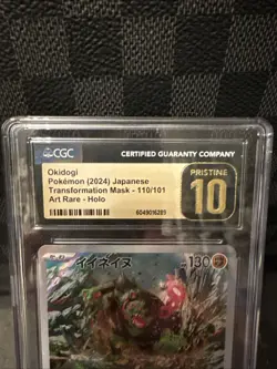 Pokemon TCG PSA 10 Okidogi (AR) 110/101 - Mask Of Change CGC 10 Pristine - Image 2