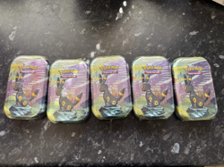 Pokemon TCG - Prismatic Evolutions - Umbreon Mini Sealed Tin X5 - Image 1