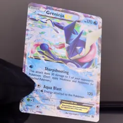 Pokemon Greninja EX XY20 Black Star Promo Full Art Holo LP XY Promo - Image 3