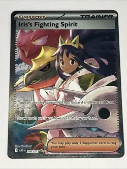 Iris's Fighting Spirit 292/217 SIR Ascended Heroes Pokemon - Image 1