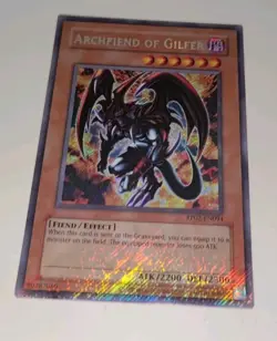 Yugioh Archfiend of Gilfer RP02-EN094 Secret Rare With HOLO BLEED Retro Pack 2 - Image 2