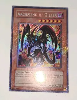 Yugioh Archfiend of Gilfer RP02-EN094 Secret Rare With HOLO BLEED Retro Pack 2 - Image 3