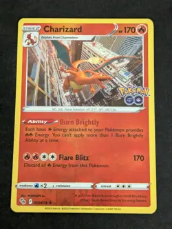 Charizard 010/078 Pokemon GO Reverse Holo - Image 1