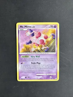 Pokemon TCG Mr. Mime Mysterious Treasures 30/123 Regular Rare Non Holo Nintendo - Image 1
