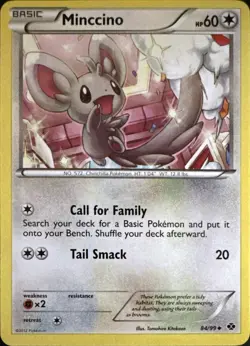 Minccino 84/99 Uncommon Next Destinies Pokemon Lightly Played - Image 1