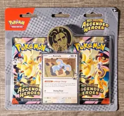 Pokemon TCG Ascended Heroes 2-pack Blister Pack Factory Sealed Larry's Komala - Image 1