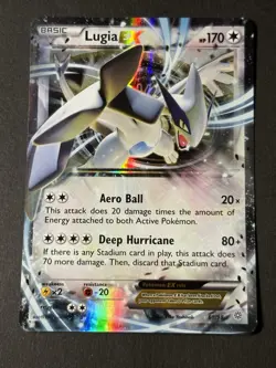 Lugia EX 68/98 Holo Ultra Rare XY Ancient Origins 2015 Pokemon TCG - Image 1