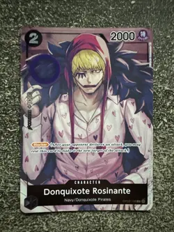 CARTE ONE PIECE - C / ALT ART - OP02-108 DONQUIXOTE ROSINANTE FOIL - Image 1
