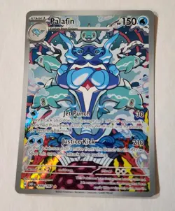 Palafin 200/197 Sv03: Obsidian Flames Holo Pokemon Card Full Art - Image 1