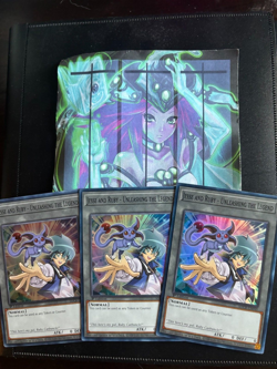 Yugioh 3x JESSE AND RUBY Super Rare Mint 1st Edition SDCB-EN048 - Image 1