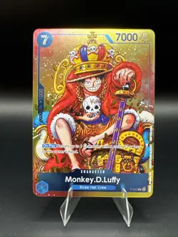 (LIGHT PLAYED) Monkey.D.Luffy (Convention Promo P-043 One Piece Promo Cards Foil - Image 1