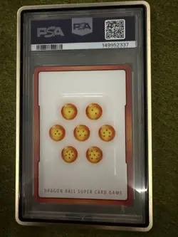 Dragon Ball Super Card Fusion World Game Gold Energy Marker E-89 PSA 10 - Image 2
