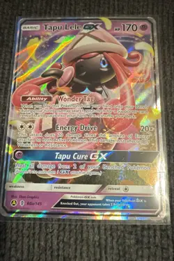 Tapu Lele GX SM60a Black Star Promo Holo Pokemon Card NM - Image 1