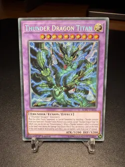 Thunder Dragon Titan Secret Rare 1st Edition | Yu-Gi-Oh! SOFU-EN036 | NM - Image 1