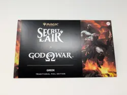 Magic The Gathering Secret Lair x God of War: Greek Foil Edition Sealed - Image 1
