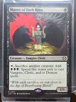 Master of Dark Rites Commander: the Lost Caverns of Ixalan MTH Regular NM - Image 3