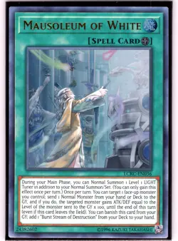 Mausoleum of White Ultra Rare Legendary Collection Kaiba Unlimited LCKC-EN036 LP - Image 1