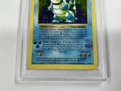 1999 POKEMON SHADOWLESS #2 BLASTOISE HOLO PSA 8 - Image 2