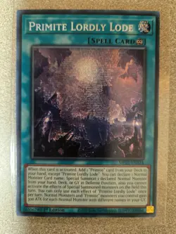 Primite Lordly Lode - MP25-EN114 - Prismatic Secret Rare - 1st Ed - Near Mint - Image 1