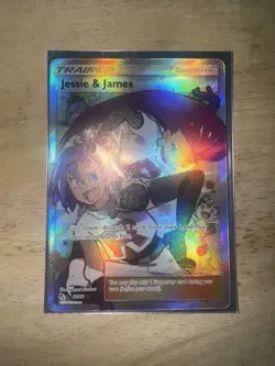 Jessie & James 68/68 Hidden Fates Full Art Trainer Pokemon NM - Image 2