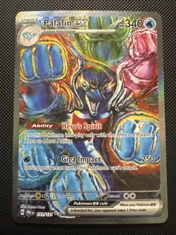 Pokemon TCG Palafin EX 151/131 Prismatic Evolutions - Image 1
