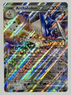 Pokemon TCG: Archaludon ex - 2024 Prerelease Promo SSP 130/191 - Double Rare - Image 1