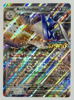 Pokemon TCG: Archaludon ex - 2024 Prerelease Promo SSP 130/191 - Double Rare - Image 5