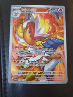 Pokemon TCG SV Twilight Masquerade 173/167 Infernape Illustration Rare - NM - Image 1