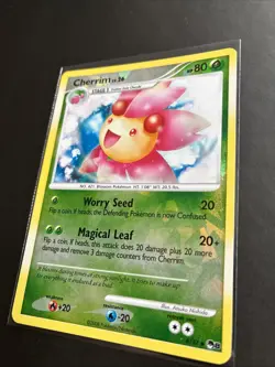 Pokemon TCG Cherrim 6/17 Cracked Ice Shattered Holo Pop Series 8 LP - Image 3