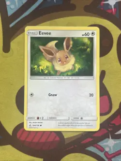 Pokemon Eevee 104/156 - Non Holo - SM Ultra Prism - Excellent - Image 1
