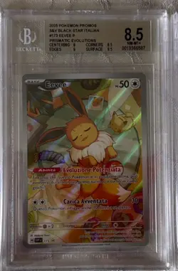 Pokemon Eevee Promo Evoluzioni Prismatiche ITA BGS 8.5 - Image 1