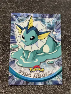 CARTE POKEMON TOPPS SERIE 2 (FRESHPACK) - #134 AQUALI - Image 1
