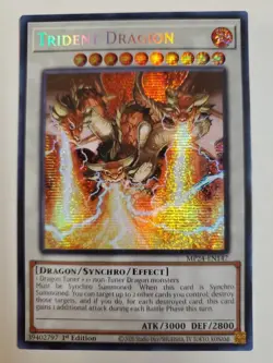 Yugioh Trident Dragion MP24-EN147 1st Ed Prismatic Secret Rare (Near Mint!) - Image 5